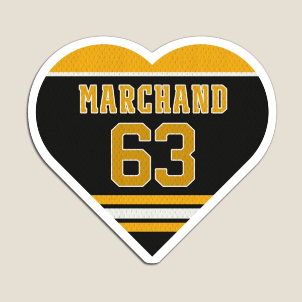 Brad Marchand Boston Bruins Jersey GOAT - Brad Marchand - Magnet