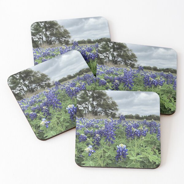 Item preview, Austin Texas Bluebonnets on a Cloudy Spring Day Cool Tone designed and sold by Mirandaforeva.