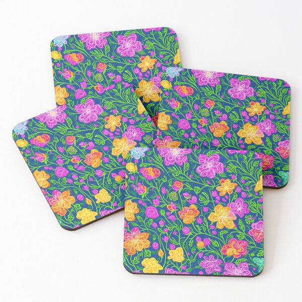 Artikelvorschau, Abstraktes Blumenmuster entworfen und verkauft von RockBeeDesigns.