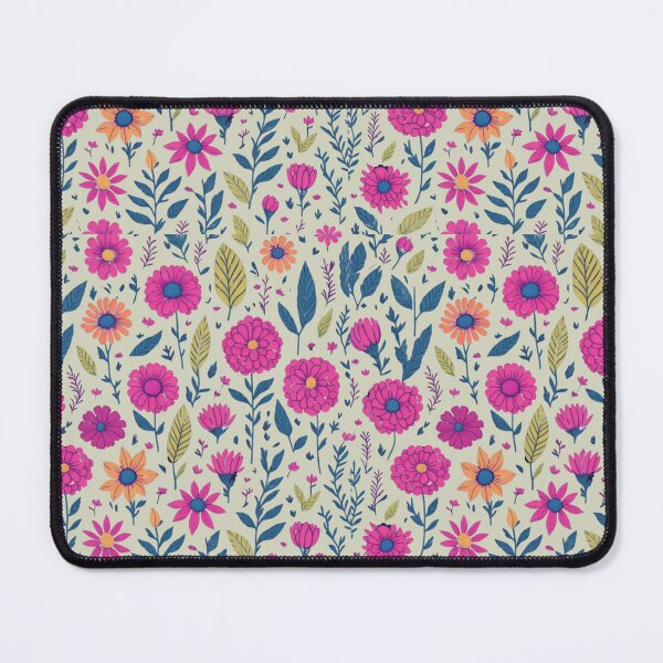 Item preview, colourful minimalistic flower field pattern designed and sold by 9CreativeCorner.