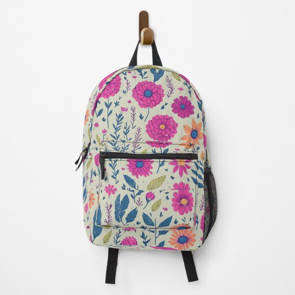 Item preview, colourful minimalistic flower field pattern designed and sold by 9CreativeCorner.