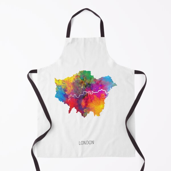 Item preview, London Watercolor Map designed and sold by ArtPrints.