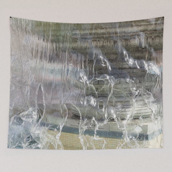 Item preview, Hypnotizing Liquid Veil - Venetian Las Vegas Marble Fountain designed and sold by Georgia Mizuleva.