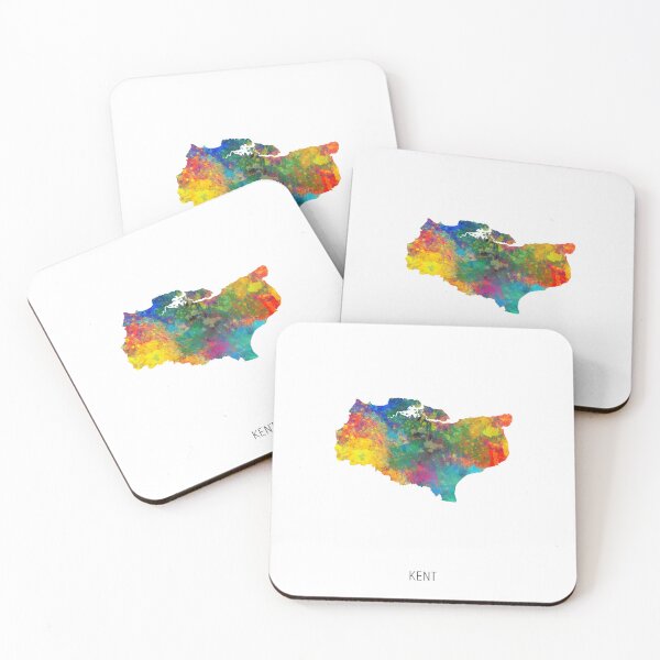 Item preview, Kent Watercolor Map designed and sold by ArtPrints.
