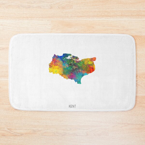 Item preview, Kent Watercolor Map designed and sold by ArtPrints.