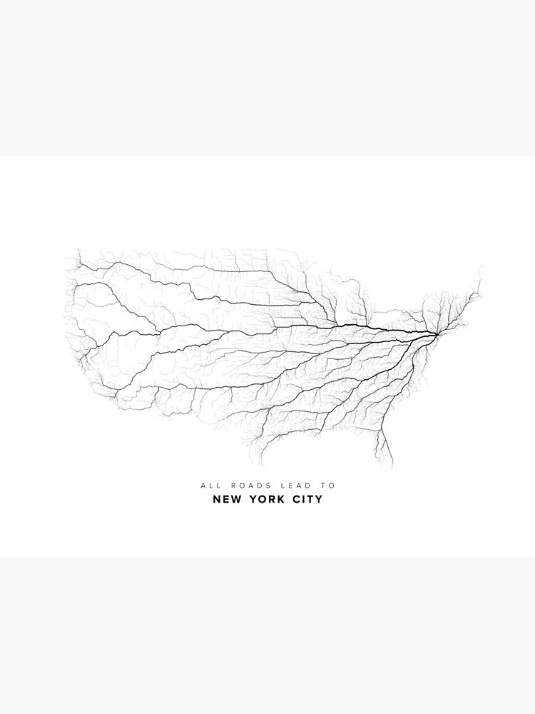 All Roads Lead to New York City by LaarcoStudio