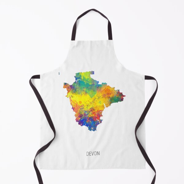 Item preview, Devon Watercolor Map designed and sold by ArtPrints.