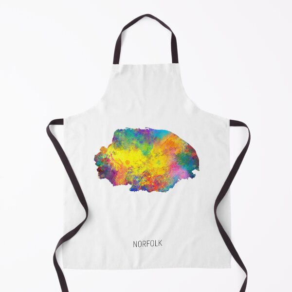 Item preview, Norfolk Watercolor Map designed and sold by ArtPrints.