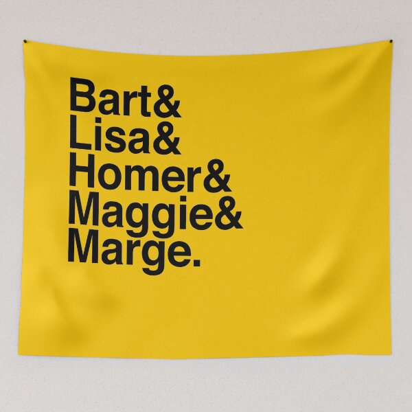 Item preview, Homer&Marge&Bart&Lisa&Maggie. designed and sold by leafsquare.