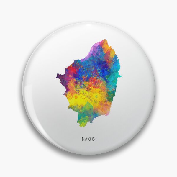 Item preview, Naxos Watercolor Map designed and sold by ArtPrints.