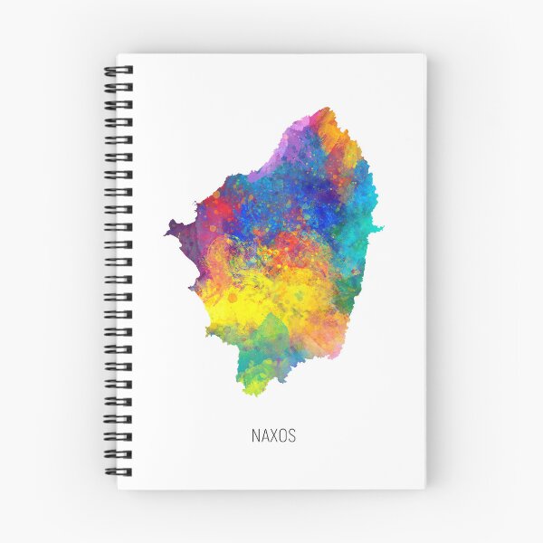 Item preview, Naxos Watercolor Map designed and sold by ArtPrints.