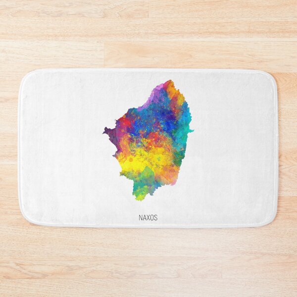 Item preview, Naxos Watercolor Map designed and sold by ArtPrints.