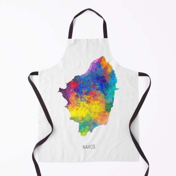 Item preview, Naxos Watercolor Map designed and sold by ArtPrints.