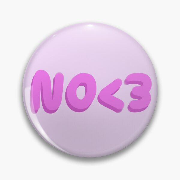 Item preview, No <3 designed and sold by DukkyDuck.