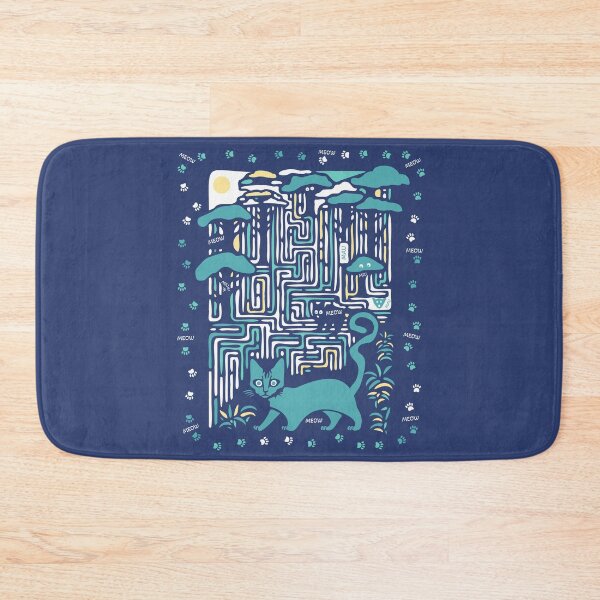 Item preview, Lost kittens teal designed and sold by Chrisseee.