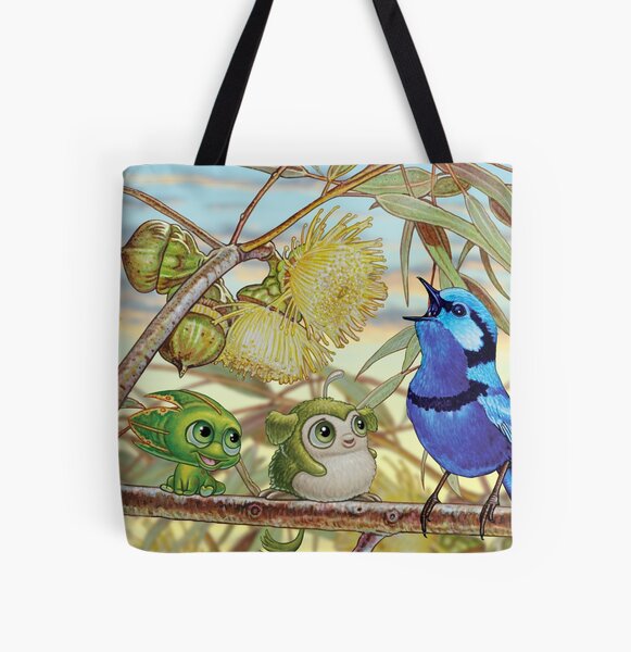 Morning Chorus All Over Print Tote Bag