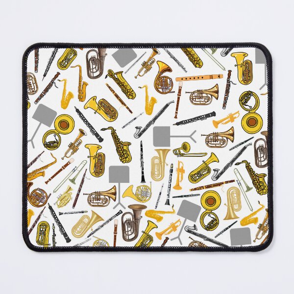 Item preview, Band Instruments Pattern designed and sold by OldSoulInspired.