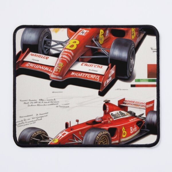 Item preview, Michael Shumacher Vintage 2004 Ferrari F430 F1 Retro Racing Poster Print designed and sold by PicTechNowArt.