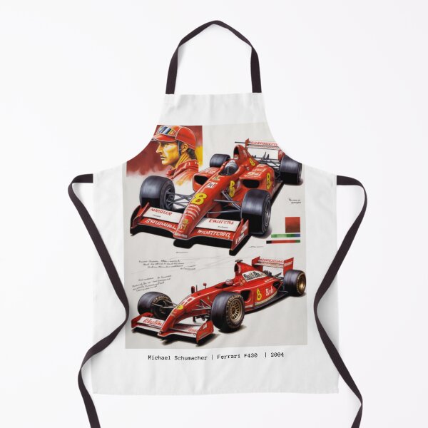Item preview, Michael Shumacher Vintage 2004 Ferrari F430 F1 Retro Racing Poster Print designed and sold by PicTechNowArt.