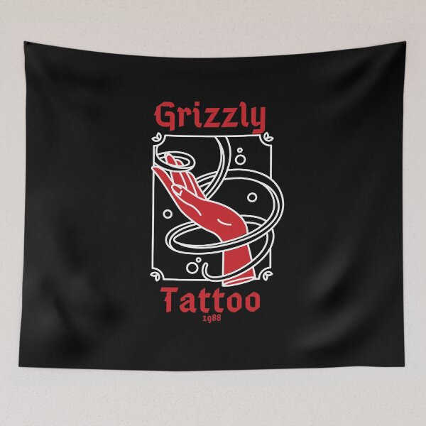 Item preview, The Grizzly Tattoo & Piercing Shop II designed and sold by Grizzlytees.