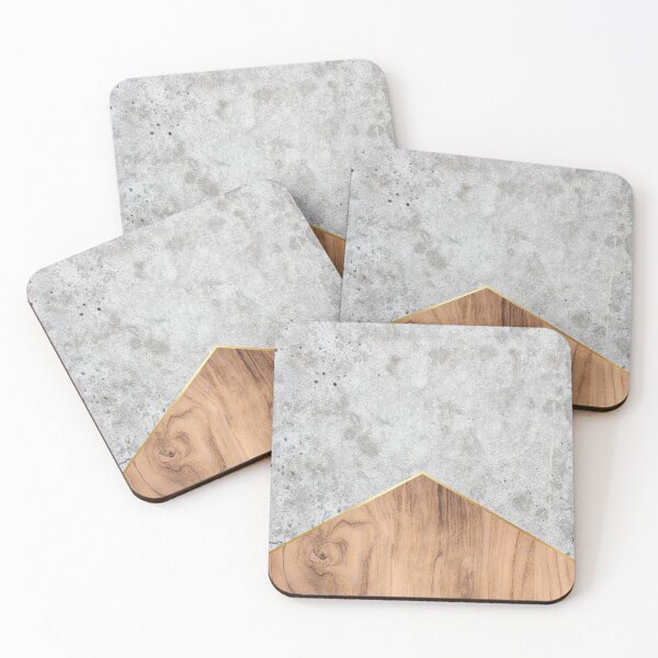 Item preview, Geometric Concrete Arrow Design - Wood #345 designed and sold by Natural Collective.