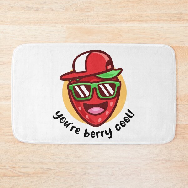 Item preview, You're berry cool strawberry (on light colors) designed and sold by messy-nessie.