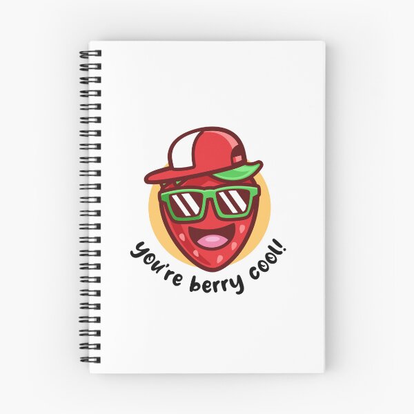 Item preview, You're berry cool strawberry (on light colors) designed and sold by messy-nessie.