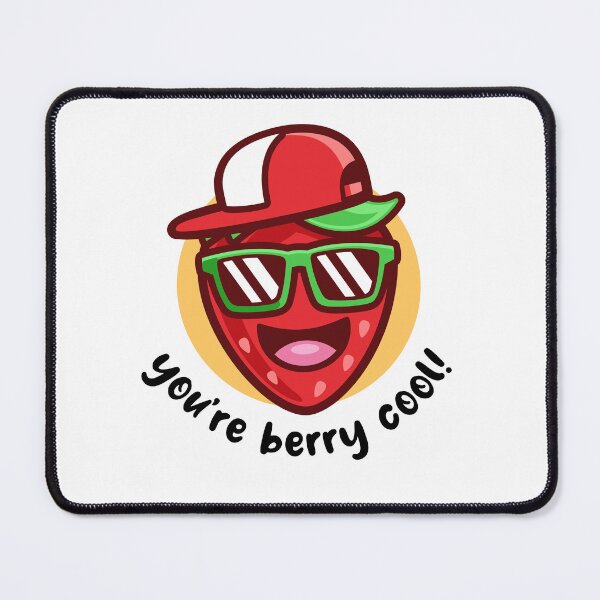 Item preview, You're berry cool strawberry (on light colors) designed and sold by messy-nessie.