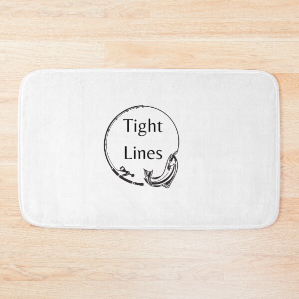 Item preview, Fishing gift Tight Lines Quote designed and sold by Abstractdiva.