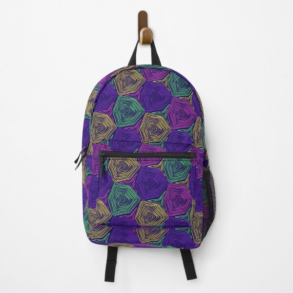 Item preview, Turtle Shell Honeycomb Neon Dark designed and sold by sionia-art.