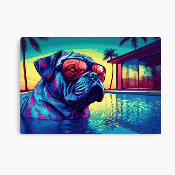 Vista previa del artículo con la obra «Duda que alguien pueda así de fresquito en la piscina del atardecer...», diseñado y vendido por SoulMyst-Art.