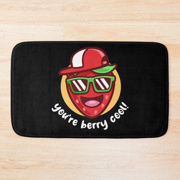 Item preview, You're berry cool strawberry (on dark colors) designed and sold by messy-nessie.