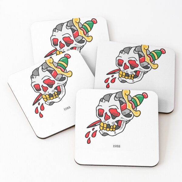 Item preview, The Grizzly Skull & Dagger designed and sold by Grizzlytees.