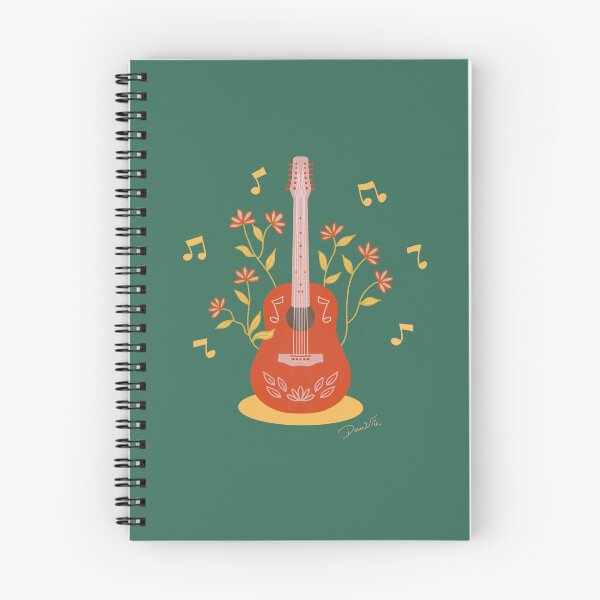 Item preview, Playful Guitar and Ukulele Illustration on a Green Background designed and sold by Danvrie.