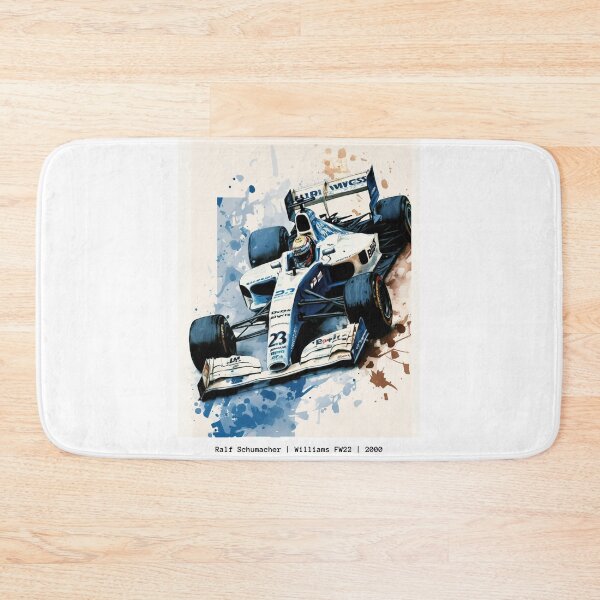 Item preview, Ralf Shumacher Vintage 2000 Williams FW22 F1 Watercolour Painting Print  designed and sold by PicTechNowArt.