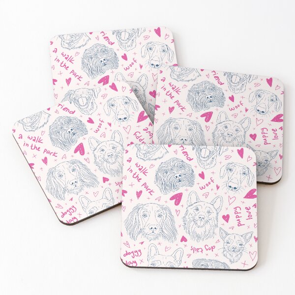 Item preview, Dog Pals Hearts & KIsses designed and sold by Adam Regester.