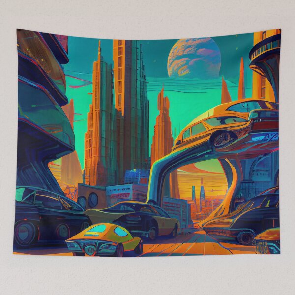 Item preview, Future city designed and sold by Artspiration84.