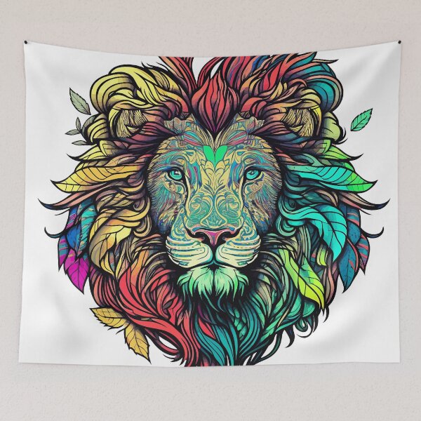 Item preview, abstract lion designed and sold by Mikhail Palinchak.