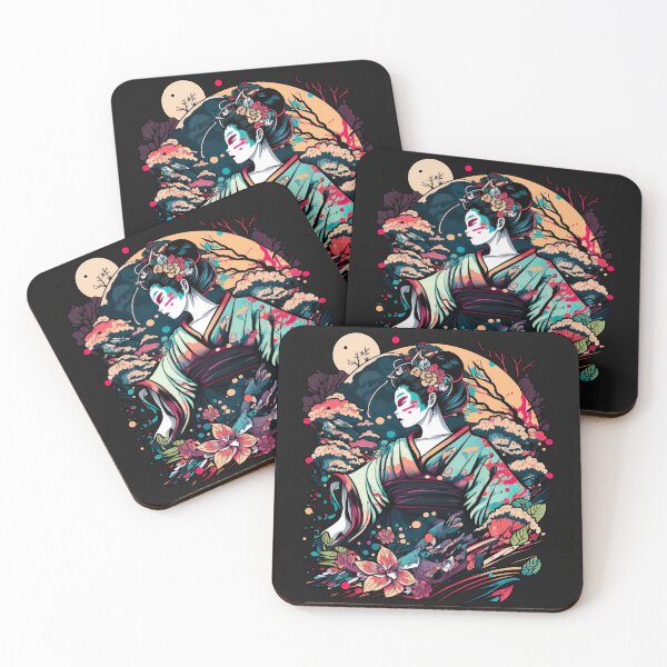 Item preview, Japanese kimono woman designed and sold by SasukiMedia.