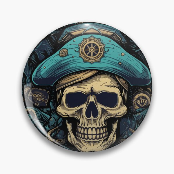 Item preview, Pirate skull designed and sold by jordygraph.