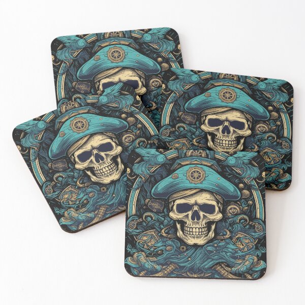 Item preview, Pirate skull designed and sold by jordygraph.