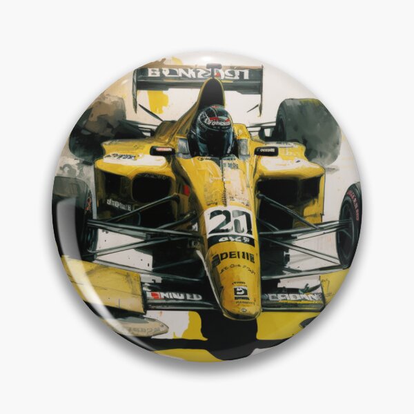 Item preview, Heinz-Harald Frentzen Vintage 2000 Jordan EJ10 F1 Watercolour Painting Print  designed and sold by PicTechNowArt.
