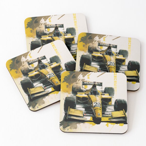 Item preview, Heinz-Harald Frentzen Vintage 2000 Jordan EJ10 F1 Watercolour Painting Print  designed and sold by PicTechNowArt.