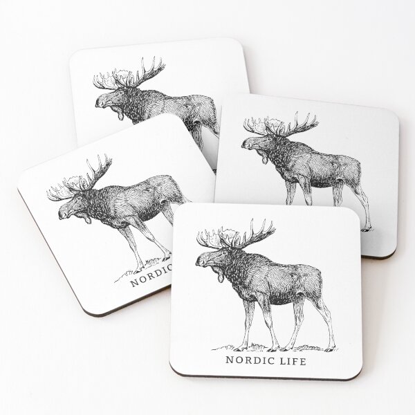 Item preview, Nordic life Moose designed and sold by vororoshop.
