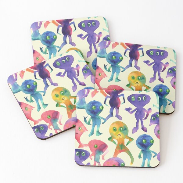 Item preview, Watercolor Aliens 01 designed and sold by KRNDesign.