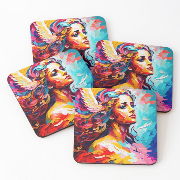 Item preview, Arianrhod Moon Goddess | Palette Knife Oil Digital Painting designed and sold by VividViews.