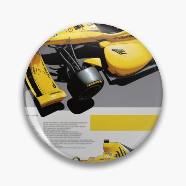 Item preview, Heinz-Harald Frentzen Vintage 2000 Jordan EJ10 F1 Racing Retro Poster Print designed and sold by PicTechNowArt.