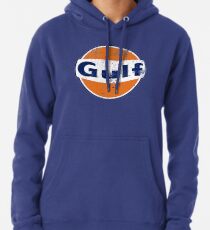 Gulf Racing Retro Pullover Hoodie