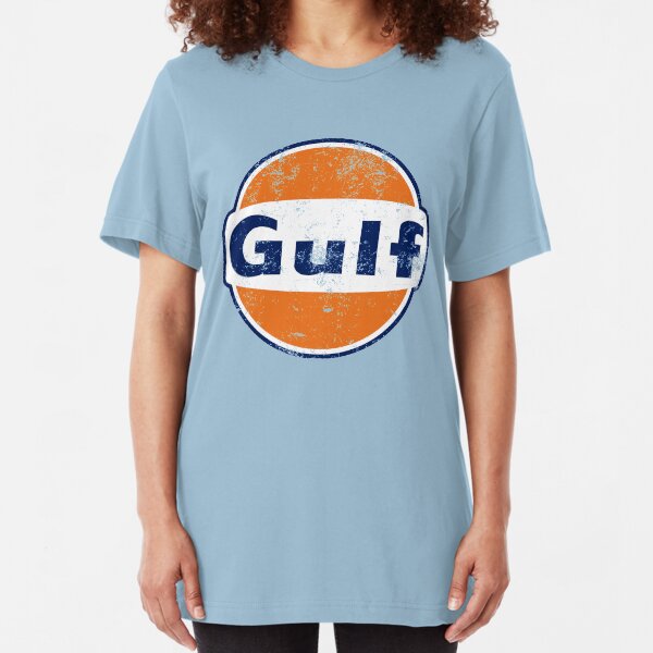 Gulf Racing Retro Slim Fit T-Shirt