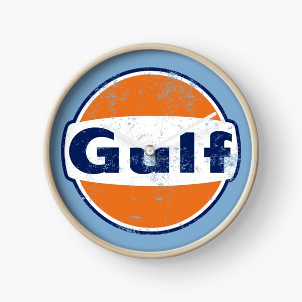 Gulf Racing Retro Clock